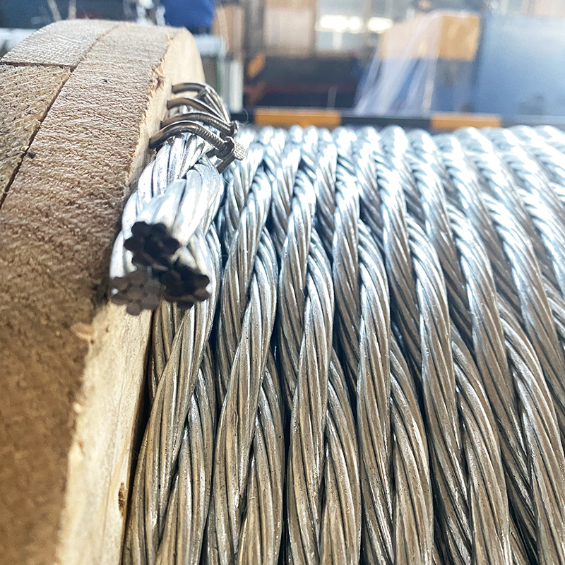 Steel wire rope finished coils